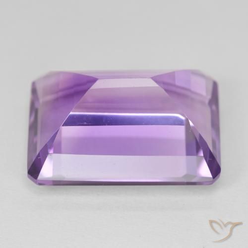 Ametista Iris Violetta naturale da 21.61 ct, Ottagonale / Taglio smeraldo, VVS