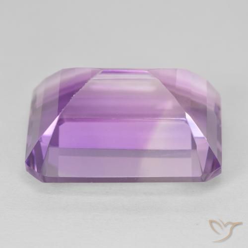 Ametista Medium Light Purplish-Violet naturale da 24.01 ct, Ottagonale / Taglio smeraldo, VVS