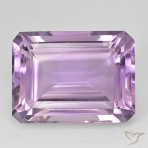24.54ct Naturale Viola rosa medio Ametista, Taglio smeraldo, VVS