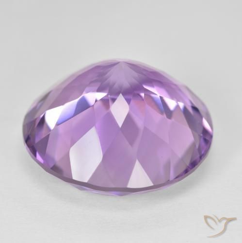 Ametista Viola tendente al rosa naturale da 26.13 ct, Rotondo, VVS