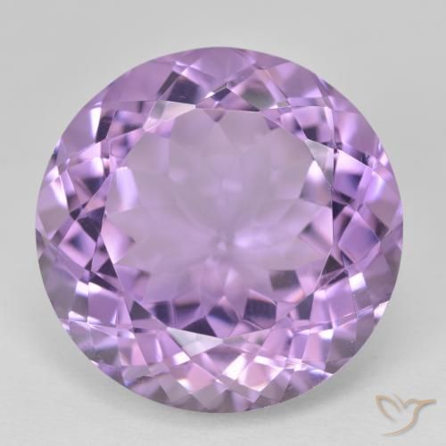 26.75ct Naturale Viola tendente al rosa Ametista, Rotondo, VVS