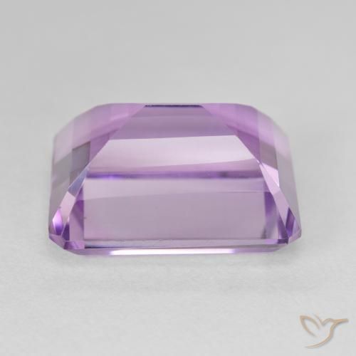 Ametista Melanzane Viola naturale da 19.16 ct, Ottagonale / Taglio smeraldo, VVS-VS