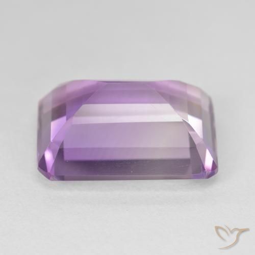Ametista Viola medio naturale da 16.89 ct, Ottagonale / Taglio smeraldo, VVS-VS