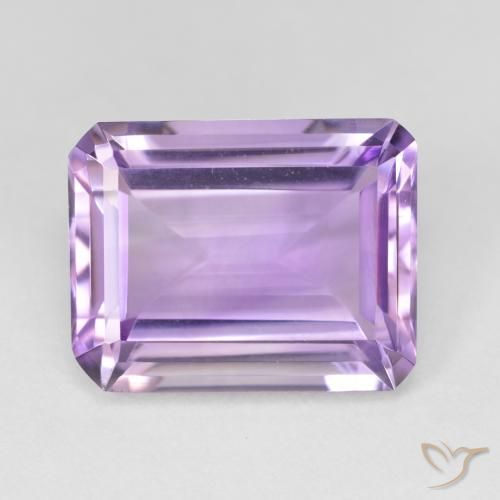 16.51ct Naturale Iris Violetta Ametista, Taglio smeraldo, Traslucido