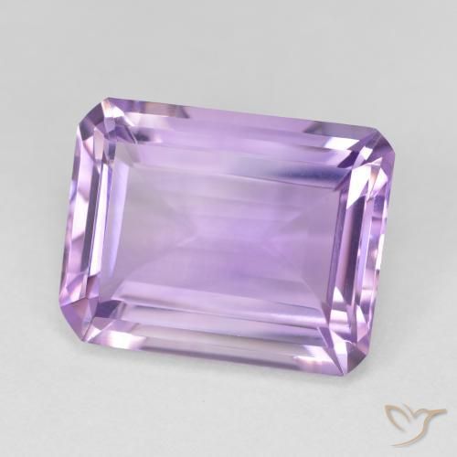 Ametista Iris Violetta naturale da 16.51 ct, Ottagonale / Taglio smeraldo, Traslucido