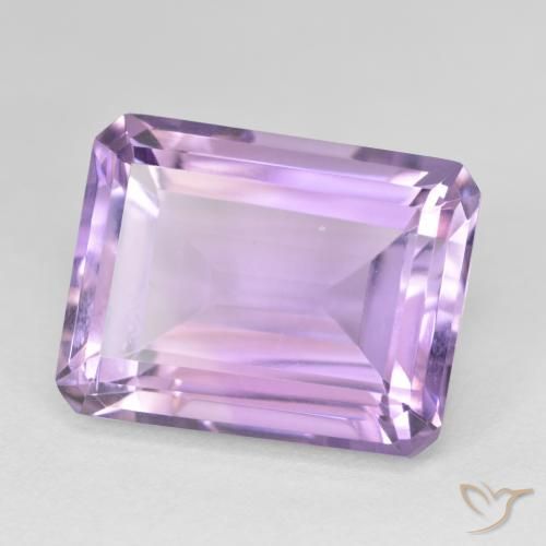 Ametista Viola medio naturale da 19.33 ct, Ottagonale / Taglio smeraldo, VVS-VS