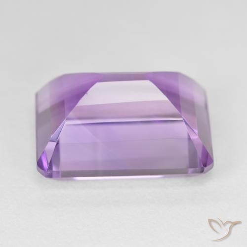 Ametista Viola rosa medio naturale da 19.33 ct, Ottagonale / Taglio smeraldo, VVS-VS