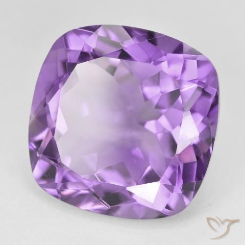 Ametista viola vivido naturale da 23.74 ct, Cuscino, VVS