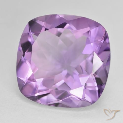 Ametista Viola medio naturale da 19.07 ct, Cuscino, VVS