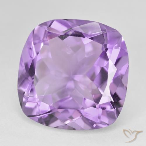 Ametista Viola medio naturale da 20.37 ct, Cuscino, VVS