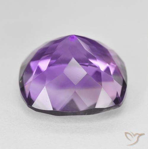 Ametista Viola violaceo intenso naturale da 22.31 ct, Cuscino, VVS