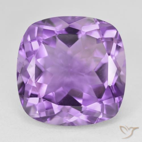 22.50ct Naturale Viola medio Ametista, Cuscino, VVS