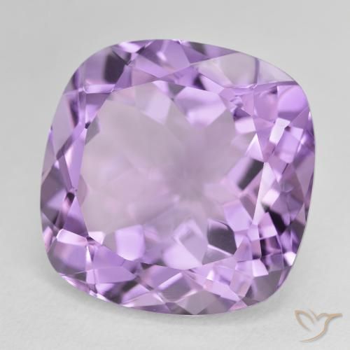 Ametista Viola medio naturale da 21.31 ct, Cuscino, VVS