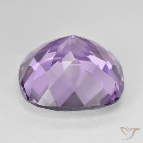 Ametista Viola medio naturale da 21.31 ct, Cuscino, VVS