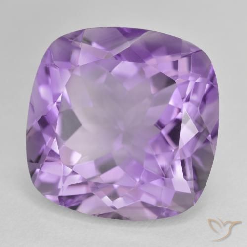 Ametista Deep Iris Violetta naturale da 22.36 ct, Cuscino, VVS