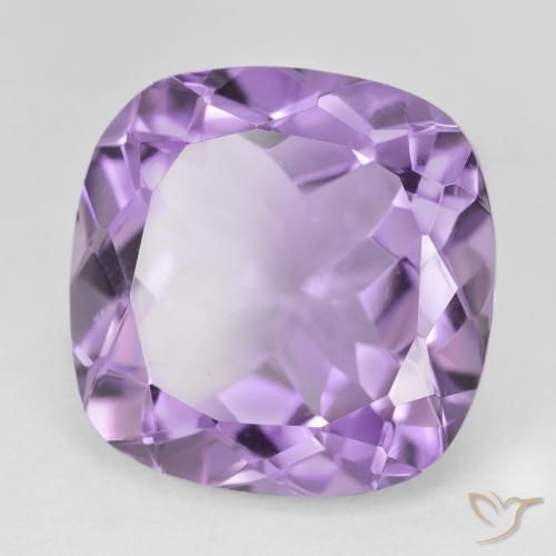 Ametista Viola medio naturale da 20.42 ct, Cuscino, VVS