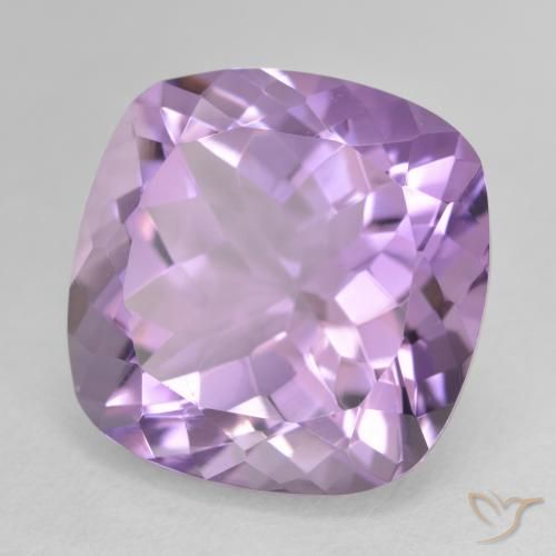 Ametista Iris Violetta naturale da 12.89 ct, Cuscino, VVS