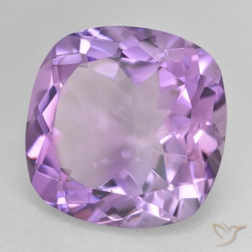 Ametista violaceo naturale da 14.83 ct, Cuscino, VVS