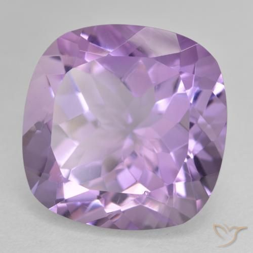 Ametista Viola medio naturale da 16.45 ct, Cuscino, VVS