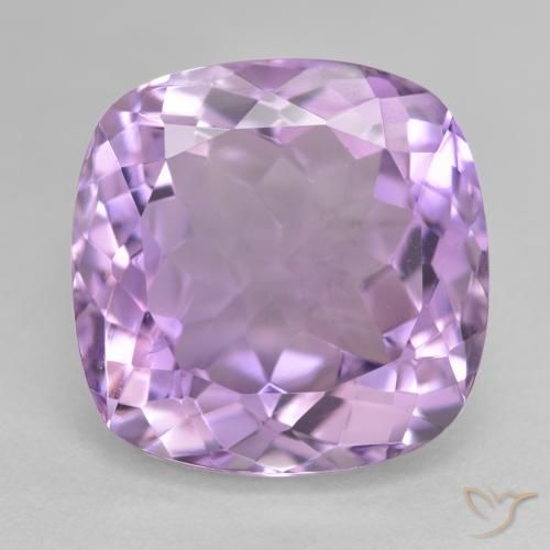 14.24ct Naturale Viola tendente al rosa Ametista, Cuscino, VVS