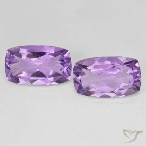 10.88ctw Naturale violaceo Ametista, Cuscino, VS