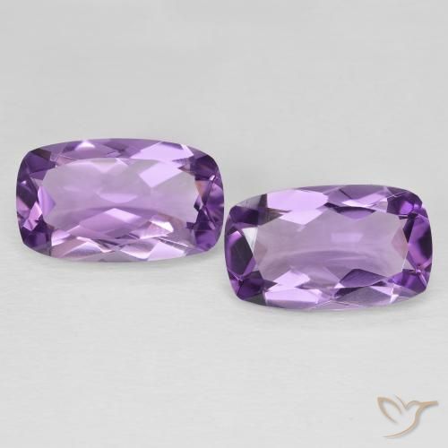 10.59ctw Naturale violaceo Ametista, Cuscino, VVS-VS