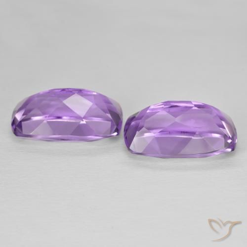 Gemme di Ametista Viola violaceo medio naturale da 12.56 ct, Cuscino, VVS-VS