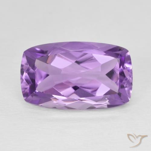 6.50ct Naturale Viola medio Ametista, Cuscino, VS