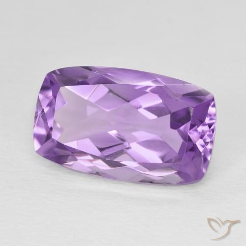 Ametista Viola medio naturale da 6.50 ct, Cuscino, VS