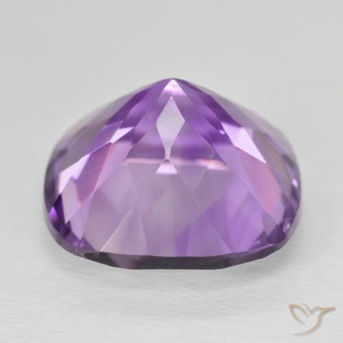 Ametista Viola medio naturale da 12.55 ct, Cuscino, VS