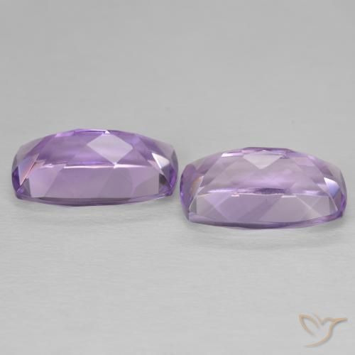 Gemme di Ametista Viola medio naturale da 11.86 ct, Cuscino, VVS