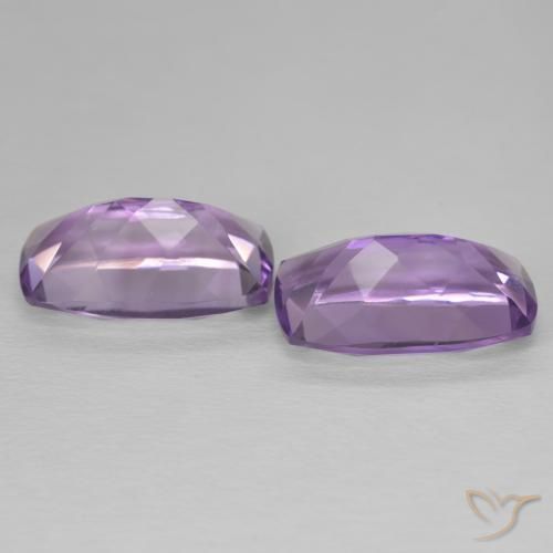 Gemme di Ametista Medium Light Purplish-Violet naturale da 11.98 ct, Cuscino, VVS