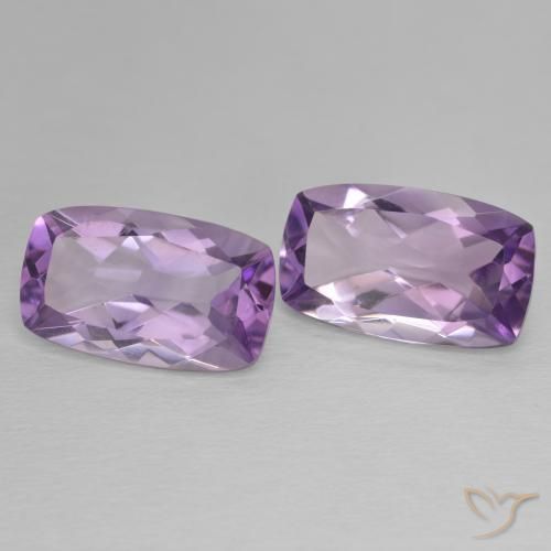 Gemme di Ametista Medium Light Purplish-Violet naturale da 11.24 ct, Cuscino, VVS