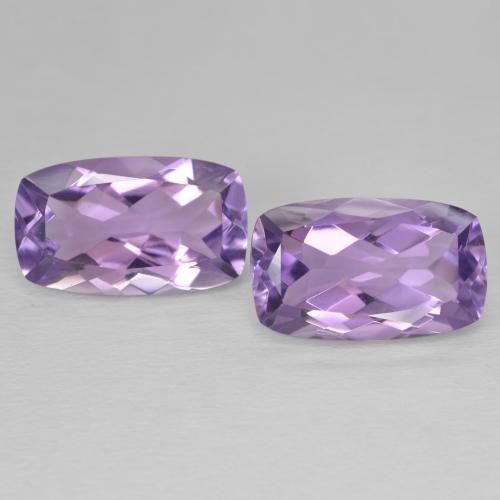 12.04ctw Naturale Viola medio Ametista, Cuscino, VVS
