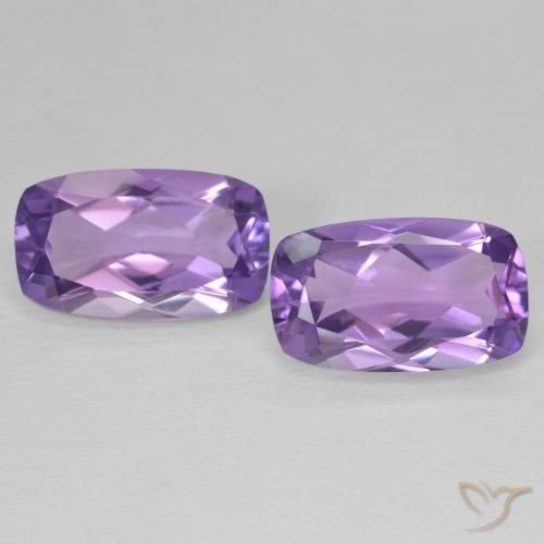 11.54ctw Naturale Viola medio Ametista, Cuscino, VVS
