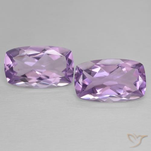 11.28ctw Naturale Medium Light Purplish-Violet Ametista, Cuscino, VVS