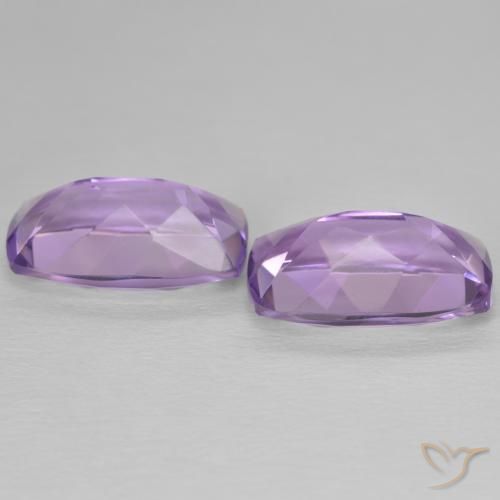 Gemme di Ametista violaceo naturale da 11.40 ct, Cuscino, VVS