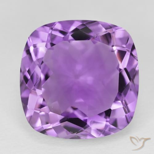 21.27ct Naturale violaceo Ametista, Cuscino, VVS-VS