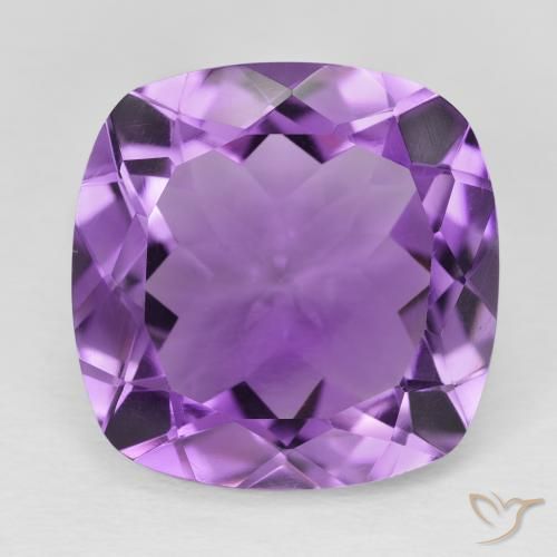 18.61ct Naturale Viola violaceo intenso Ametista, Cuscino, VVS-VS