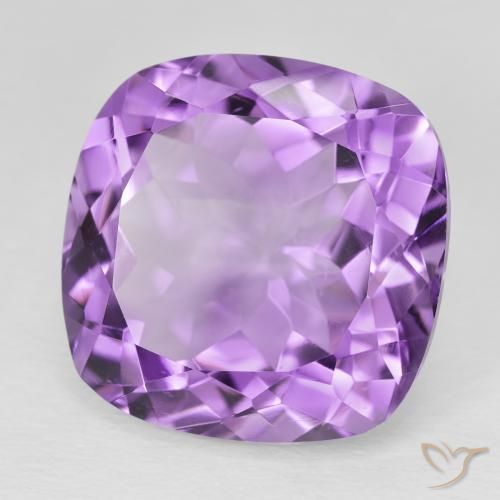 Ametista Viola violaceo intenso naturale da 20.80 ct, Cuscino, VS