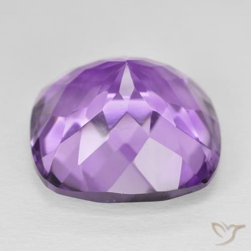 Ametista Viola violaceo medio naturale da 21.72 ct, Cuscino, VVS-VS