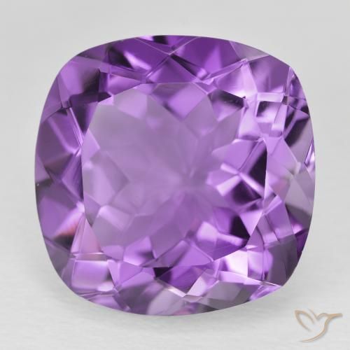 20.98ct Naturale Viola violaceo intenso Ametista, Cuscino, VVS