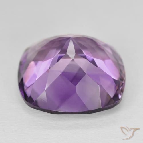 Ametista violaceo naturale da 20.59 ct, Cuscino, VVS