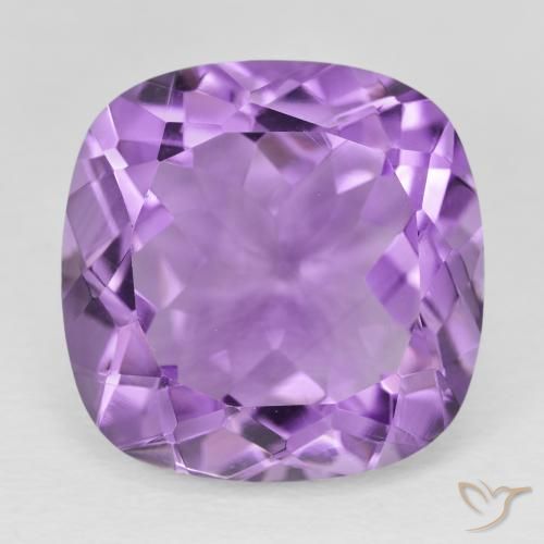 19.54ct Naturale violaceo Ametista, Cuscino, VVS