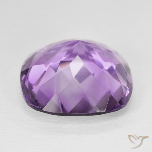 Ametista violaceo naturale da 19.54 ct, Cuscino, VVS