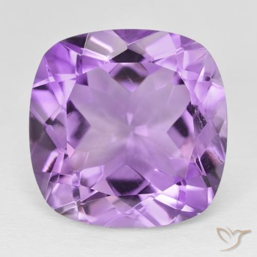 19.53ct Naturale Viola violaceo medio Ametista, Cuscino, VVS-VS