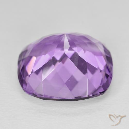 Ametista Viola violaceo medio naturale da 18.76 ct, Cuscino, VVS-VS