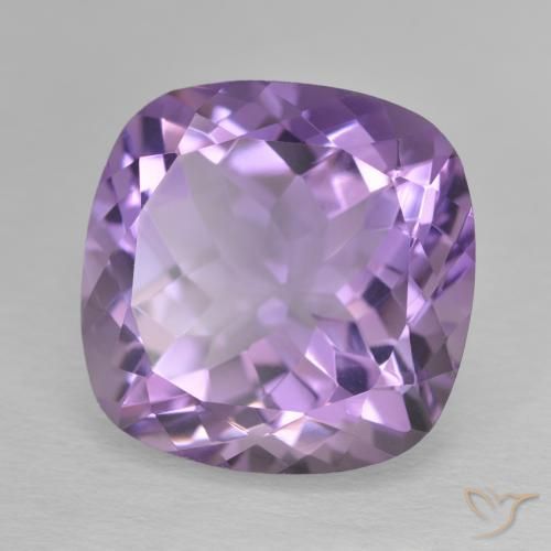 Ametista Melanzane Viola naturale da 12.50 ct, Cuscino, VVS