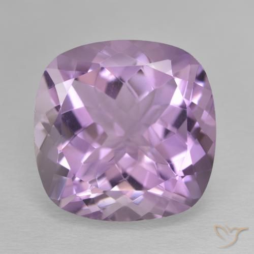 13.09ct Naturale Viola rosa medio Ametista, Cuscino, VVS