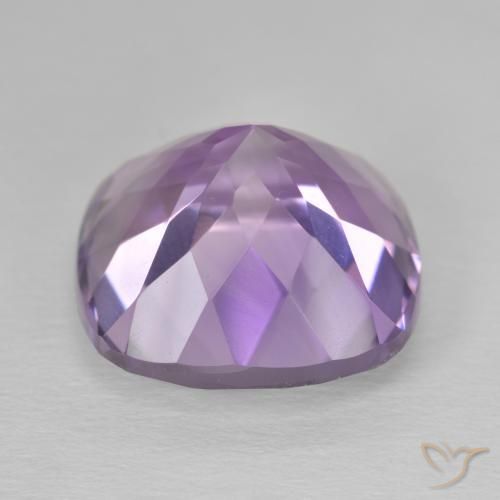 Ametista Viola rosa medio naturale da 13.09 ct, Cuscino, VVS
